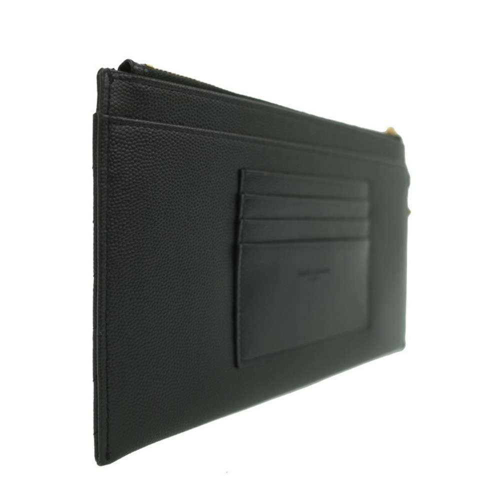 Saint Laurent Paris YSL Logo Bill Pouch Clutch Bag - Picture 2 of 9